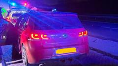 3Bs RadioPolice seize car after 'lengthy pursuit' at 145mph